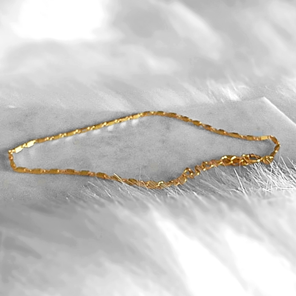 Delicate Gold Chain Bracelet